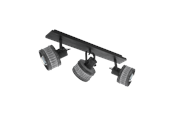 Lampor - EGLO TURROCK SPOTSKENA 3XE27 SVART - 43446