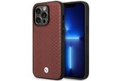 Mobile - Covers & Cases - BMW BMHMP14X22RFGR iPhone 14 Pro Max 6.7" Burgundy/burgundy Leather Diamond Pattern MagSafe - 3666339088934