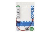 Nätverkskabel - Deltaco patch cable - 0.3 m - red - Röd - TP-603R-SLIM