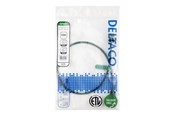 Nätverkskabel - Deltaco patch cable - 0.5 m - green - Grön - TP-605G-SLIM