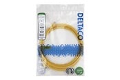 Nätverkskabel - Deltaco patch cable - 3 m - yellow - Gul - TP-63Y-SLIM