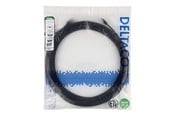 Nätverkskabel - Deltaco patch cable - 15 m - black - Svart - TP-615S-SLIM