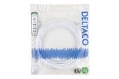 Nätverkskabel - Deltaco patch cable - 20 m - white - Vit - TP-620W-SLIM