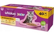Katter - Whiskas Junior Poultry in jelly - wet cat food - 40 x 85g - 4008429164781