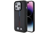 Mobile - Covers & Cases - BMW Quilted Tricolor iPhone 15 Pro Case - Black - 3666339143572
