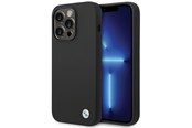 Mobile - Covers & Cases - BMW Silicone Metal Logo case for iPhone 15 Pro - black - 3666339200091