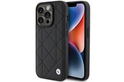 Mobile - Covers & Cases - BMW Leather Quilted case for iPhone 15 Pro Max - black - 3666339142414