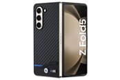 Mobile - Covers & Cases - BMW Leather Carbon case for Samsung Galaxy Z Fold 5 - black - 3666339174088