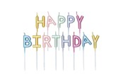 Leksaker - Globos Cake Candle Set "Happy Birthday" Pastel Colors - 1101