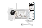 Babyvård - Momini BlissEye Baby Monitor with 5" HD Screen and Camera White - 5906601060281