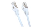Nätverkskabel - Gembird Cablexpert patch cable - 10 m - white - Vit - PP6A-LSZHCU-W-10M