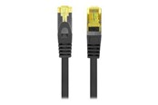 Nätverkskabel - Lanberg patch cable - 1 m - black RAL 9004 - Svart - PCF6A-10CU-0100-BK