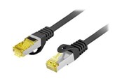 Nätverkskabel - Lanberg patch cable - 2 m - black RAL 9004 - Svart - PCF6A-10CU-0200-BK