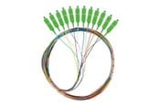 Nätverkskabel - Lanberg pigtail - 2 m - multicolour - Svart - FP-SCAP-SS21-1202-MC