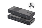 Dockning - StarTech.com Startech - docking station - USB4 / Thunderbolt 4 / Thunderbolt 5 - 2 x DP 2 x HDMI - 1GbE 2.5GbE - TAA Compliant - 206UE-TB5USB4DOCK