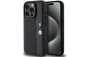 Mobile - Covers & Cases - BMW Perforated Tricolor Line case for iPhone 15 Pro - black - 3666339234713