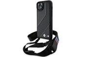 Mobile - Covers & Cases - BMW M Edition Carbon Stripe & Strap case for iPhone 15 Plus / 14 Plus - black - 3666339235420