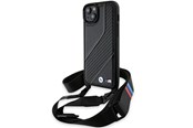 Mobile - Covers & Cases - BMW M Edition Carbon Stripe & Strap case for iPhone 15 / 14 / 13 - black - 3666339235413
