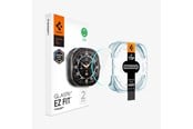Smartwatch - Accessories - Spigen Glass tR EZ Fit 2 Pack - transparency - Samsung Galaxy Watch Ultra2 - AGL11758
