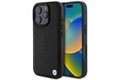 Mobile - Covers & Cases - BMW Leather Hot Stamp iPhone 16 Pro Case - Black - 3666339349721