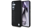 Mobile - Covers & Cases - BMW Leather Big Wordmark Case for Samsung Galaxy S25+ - Black - 3666339448745