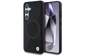 Mobile - Covers & Cases - BMW Leather Half Textured MagSafe Case for Samsung Galaxy S25 - Black - 3666339448776