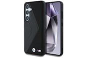 Mobile - Covers & Cases - BMW Leather Oversized Stripes MagSafe case for Samsung Galaxy S25 - black - 3666339448783