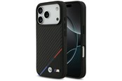 Mobile - Covers & Cases - BMW M Carbon Tricolor Line MagSafe Case for iPhone 17 Pro - Black - 3666339558932