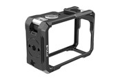 Actionkamera tillbehör - Puluz Metal Protective Case with Cold Shoe Mount for DJI Osmo Action 6 - PU1074B
