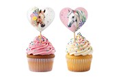 Leksaker - Globos Horse Cake Picks - 12 pcs. - 7307
