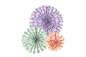Leksaker - Globos Paper Fans Daisies - 3 pcs. - 7165