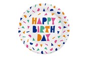 Leksaker - Globos Paper Plates 23cm Happy Birthday - 8 pcs. - 7178