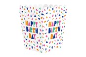 Leksaker - Globos Happy Birthday Paper Snack Boxes - 8 pcs. - 7182