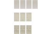 Slipmaskin - Bosch M480 Sanding Sheets P80 P120 P180 10pcs - 2608901207