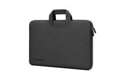 Väskor - Wozinsky WNT-15B 15.6" Laptop Bag with Retractable Neoprene Handle - Black - 5907769388507