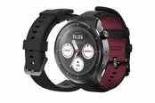 Pulsmätare & Stegräknare - Motorola moto watch ultra - Gun Metal (PANTONE Black Beauty Silicone strap + PANTONE Black Beauty Leather strap) - PBCX0000SE
