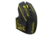 Mus - Wozinsky WMGB-1181 Wireless Optical Gaming Mouse 3200 DPI with Built-in Battery and Backlight - Black and Yellow - Gamingmus - Optisk LED - 4 knappar - Svart - 5907769387913