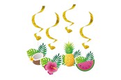 Leksaker - Globos Hanging Decoration Swirls Aloha - 4 pcs. - 9346