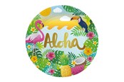 Leksaker - Globos Paper Plates 23cm Aloha - 8 pcs. - 9348
