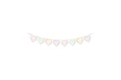 Leksaker - Globos Paper Garland Watercolors Hearts - 2m - 4481