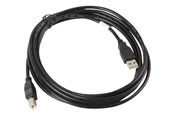USB-kabel - Lanberg - USB cable - USB to USB Type B - 3 m - CA-USBA-10CC-0030-BK