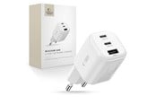 Mobile - Adapters & Chargers - Tech-Protect NCA100W-GaN 3-Port PD 3.2 100W / QC3.0 Wall Charger - White - 5906302323425