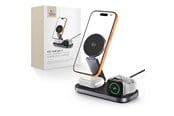 Mobile - Adapters & Chargers - Tech-Protect A52 3in1 MagSafe 25W QI2.2 Wireless Charger - Black - 5906302323807