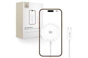 Mobile - Adapters & Chargers - Tech-Protect A54 MagSafe 25W QI2.2 Wireless Charger - White - 5906302323906