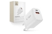 Mobile - Adapters & Chargers - Tech-Protect NCA65W-GAN 2-Port PD 65W / QC3.0 2-Port Wall Charger - White - 5906302339822