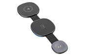 Mobile - Adapters & Chargers - Dudao A11S 3-in-1 Wireless Charger Compatible with MagSafe Smartphone Smartwatch Headphones - Black - 6977196684625
