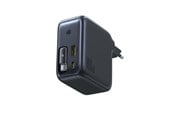 Mobile - Adapters & Chargers - Baseus EnerCore CJ11 100W Wall Charger with USB-A and USB-C Ports and Retractable USB-C Cable - Black - E0120M00