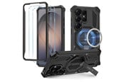 Mobile - Covers & Cases - Tech-Protect MagBlast MagSafe Case + Tempered Glass 2-Pack for Samsung Galaxy S26 Ultra - Black - 5906302323739