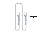 Andra mobiltillbehör - Tech-Protect C5SD Rope CrossBody Phone Lanyard - Gray - 5906302342587