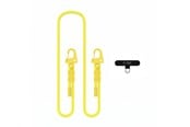 Andra mobiltillbehör - Tech-Protect C5SD Rope CrossBody Phone Lanyard - Yellow - 5906302342600
